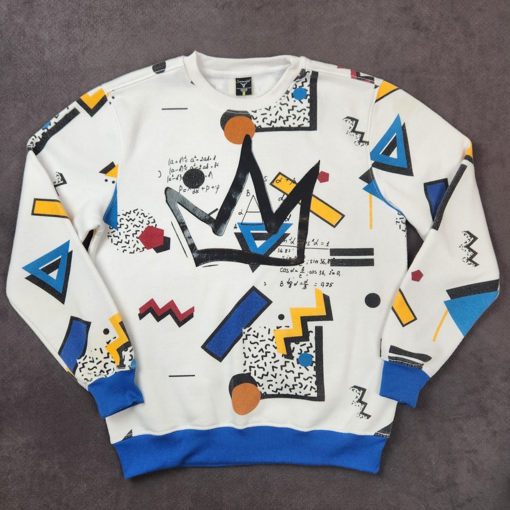 Vintage Screenshot Brand Sweatshirt Mens Medium Hip Hop Fresh‎ Prince of Bel Air